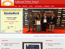 Tablet Screenshot of jodhamalschool.org